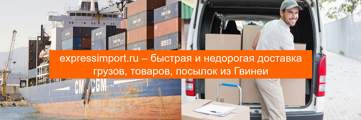 Доставка грузов и товаров из Гвинеи в Россию, импорт